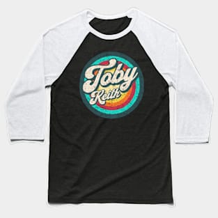 name toby in color circle Baseball T-Shirt